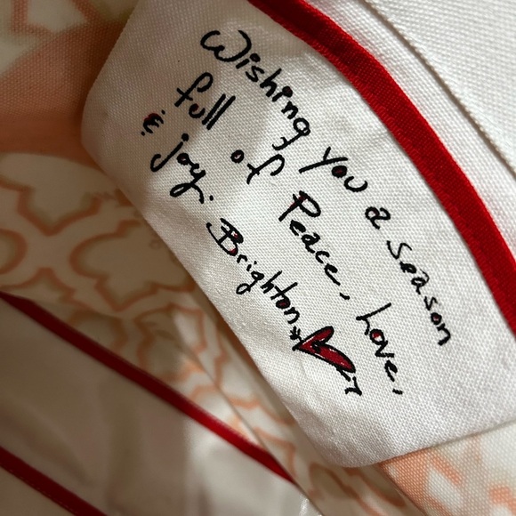 Brighton White,Red & Green ♥️Love & Joy Holiday Tote Bag - Picture 8 of 8